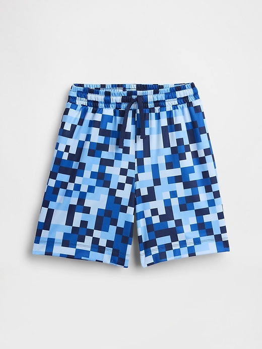 Image number 2 showing, Kids 100% Recycled Pull-On Mesh Shorts