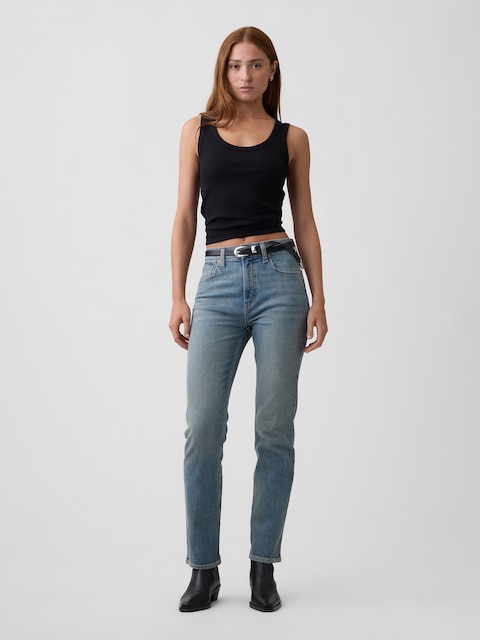 High Rise '90s Slim Straight Jeans