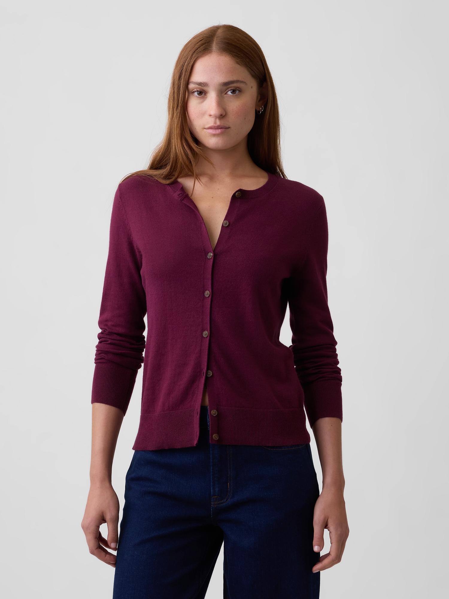 Crewneck Cardigan