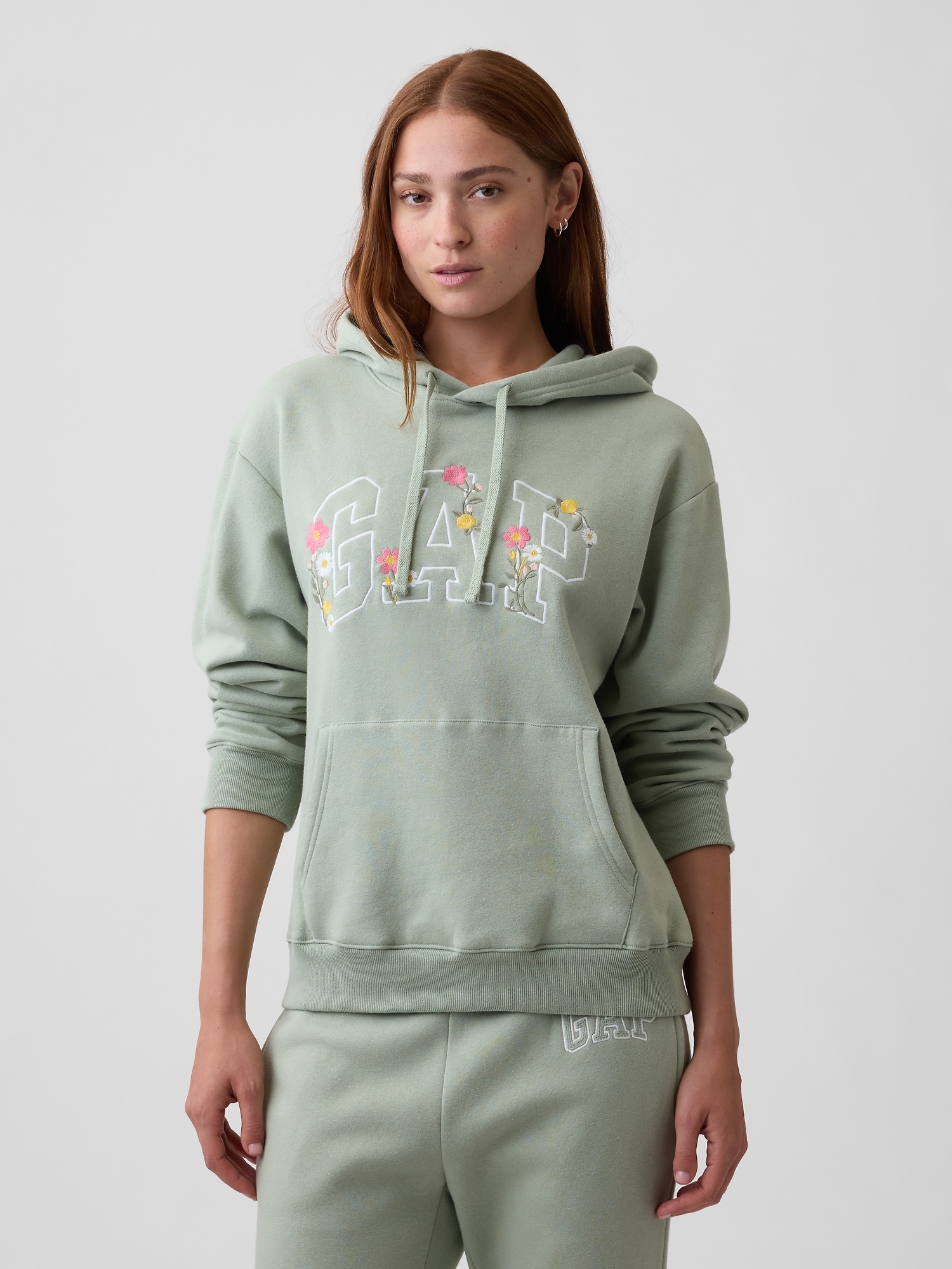 Relaxed Gap Logo Hoodie