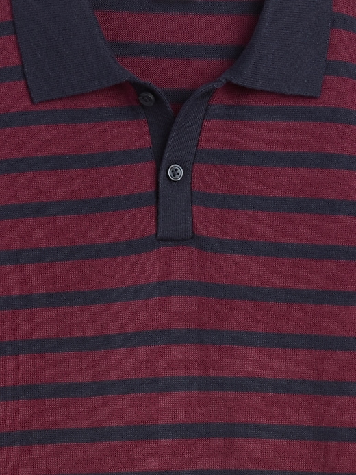 Image number 2 showing, Kids Relaxed Sweater Polo Shirt