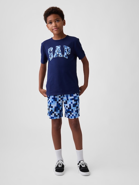Kids 100% Recycled Pull-On Mesh Shorts