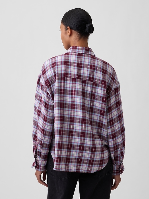 Oversized Shirt in Flannel | Gap Factory