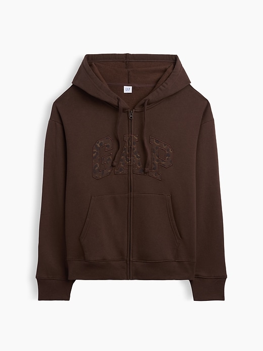 Relaxed Gap Logo Zip Hoodie | Gap Factory