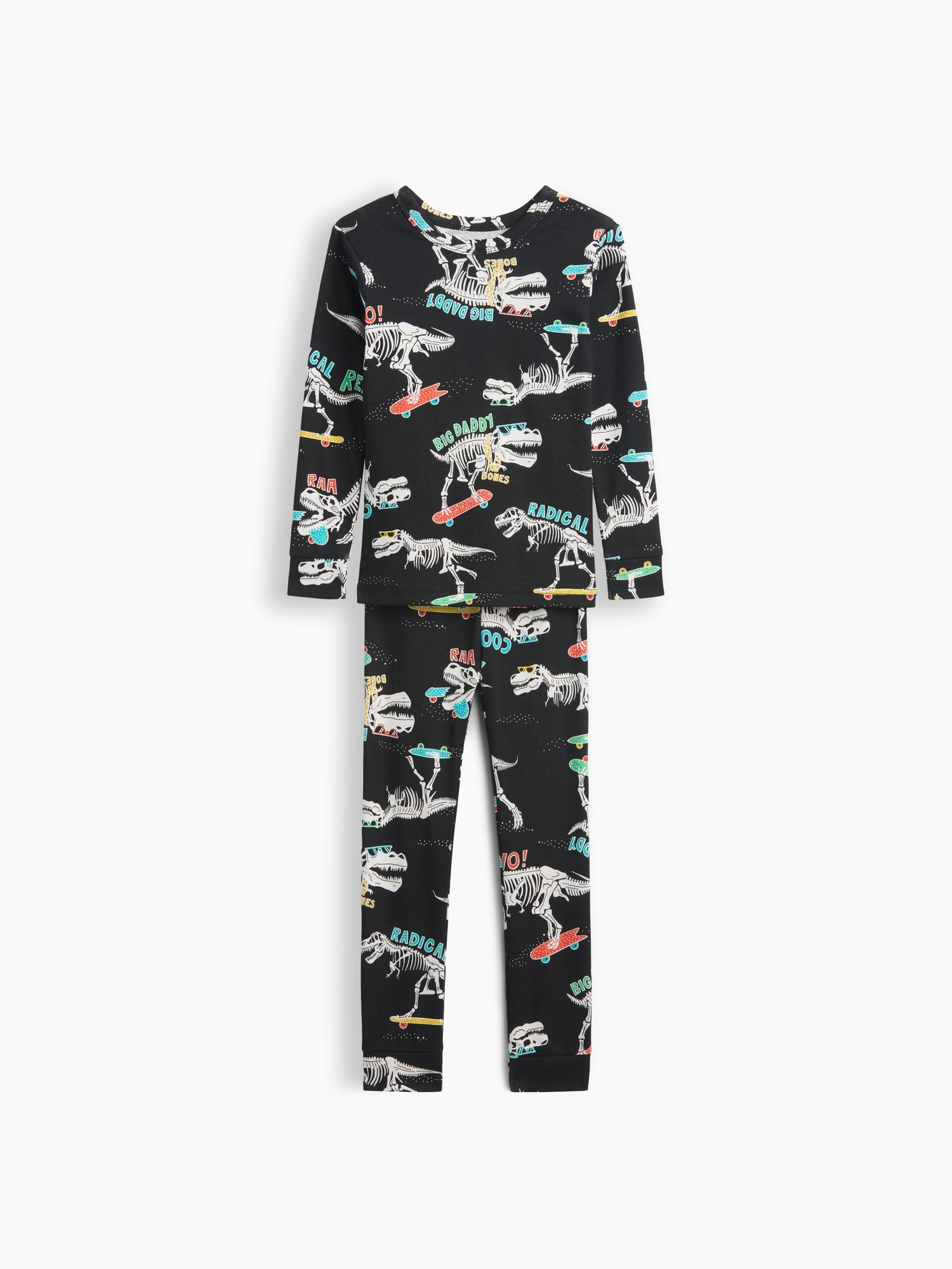 Kids & babyGap Dino-Skate Print PJ Set