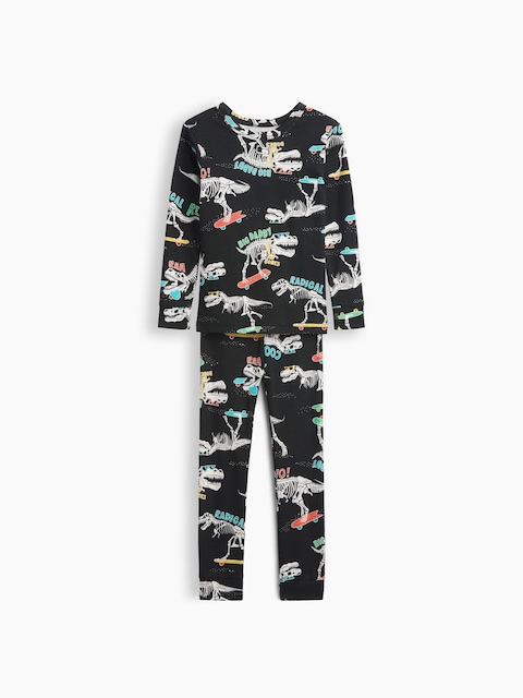 Kids & babyGap Dino-Skate Print PJ Set