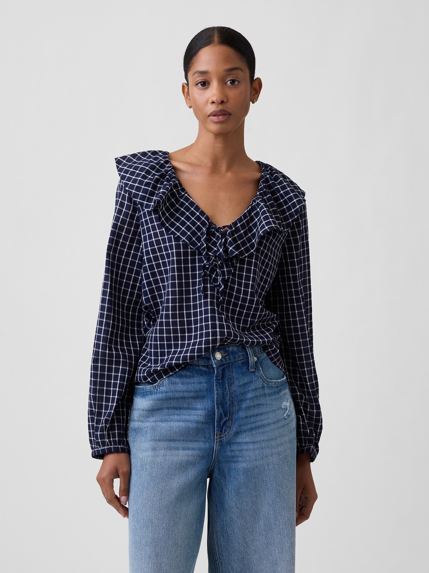 Relaxed Ruffle Top