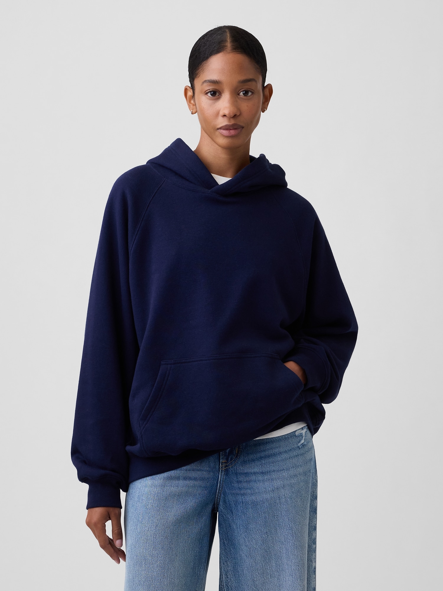Oversized Gap Logo Hoodie