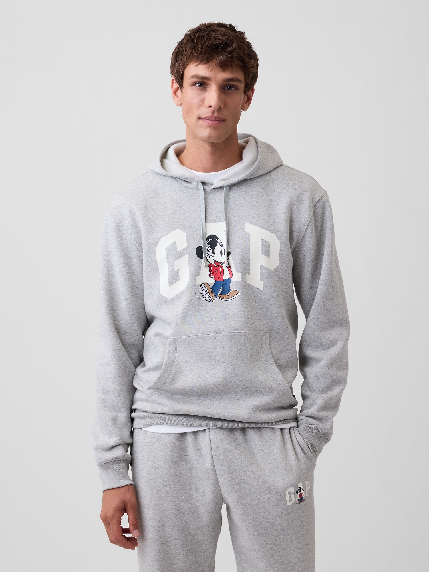 Gap × Disney Mickey Mouse Relaxed Logo Hoodie