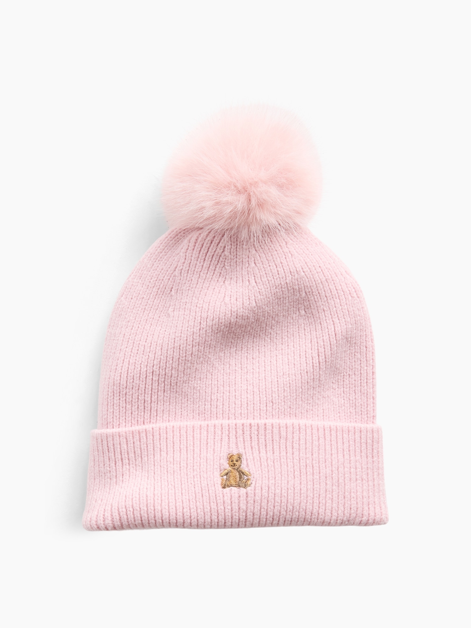 Kids Recycled Brannan Bear Poof Beanie
