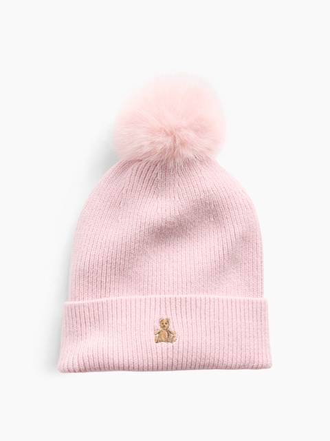 Kids Recycled Brannan Bear Poof Beanie