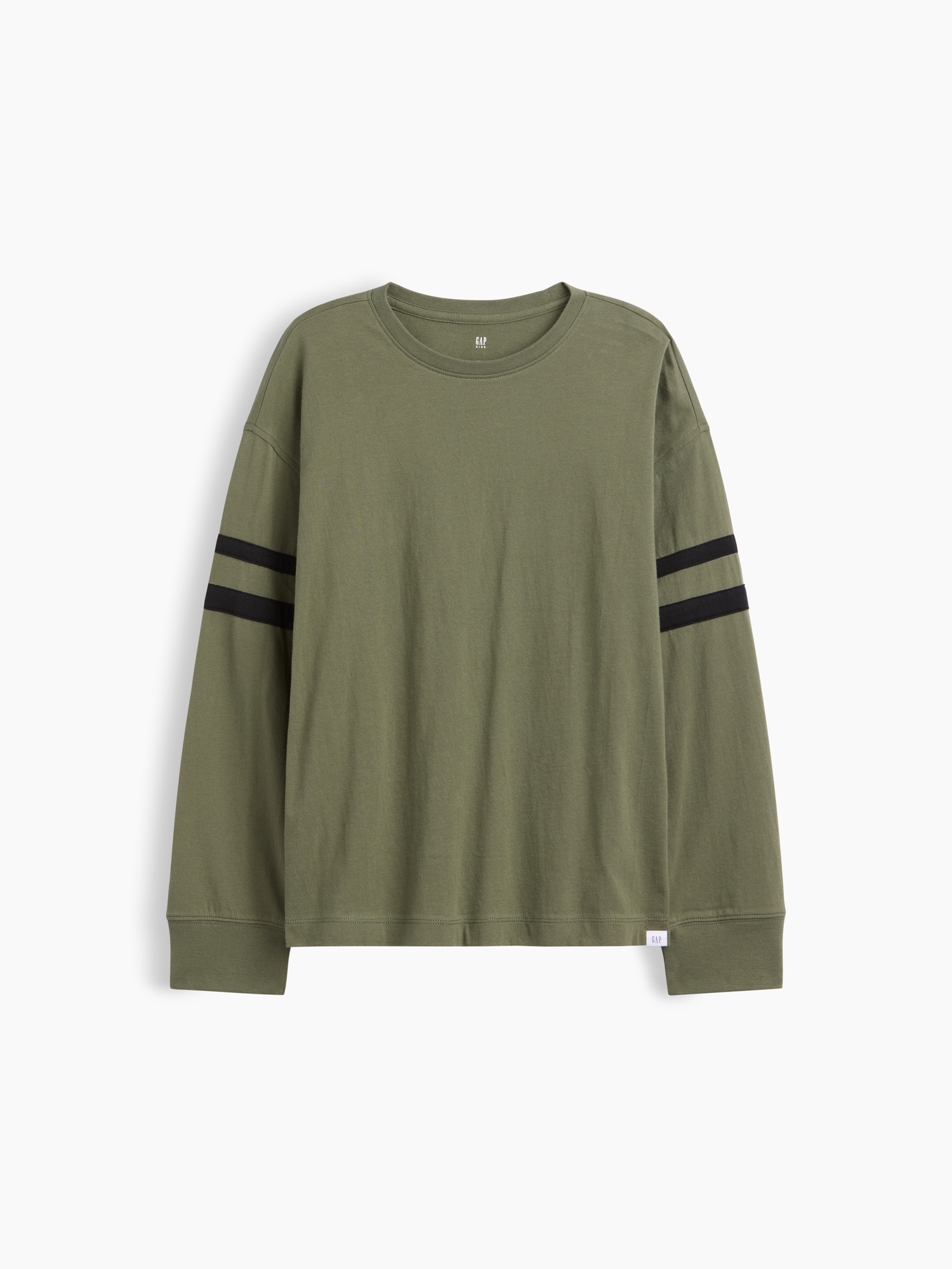 Kids Relaxed Varsity Crewneck T-Shirt