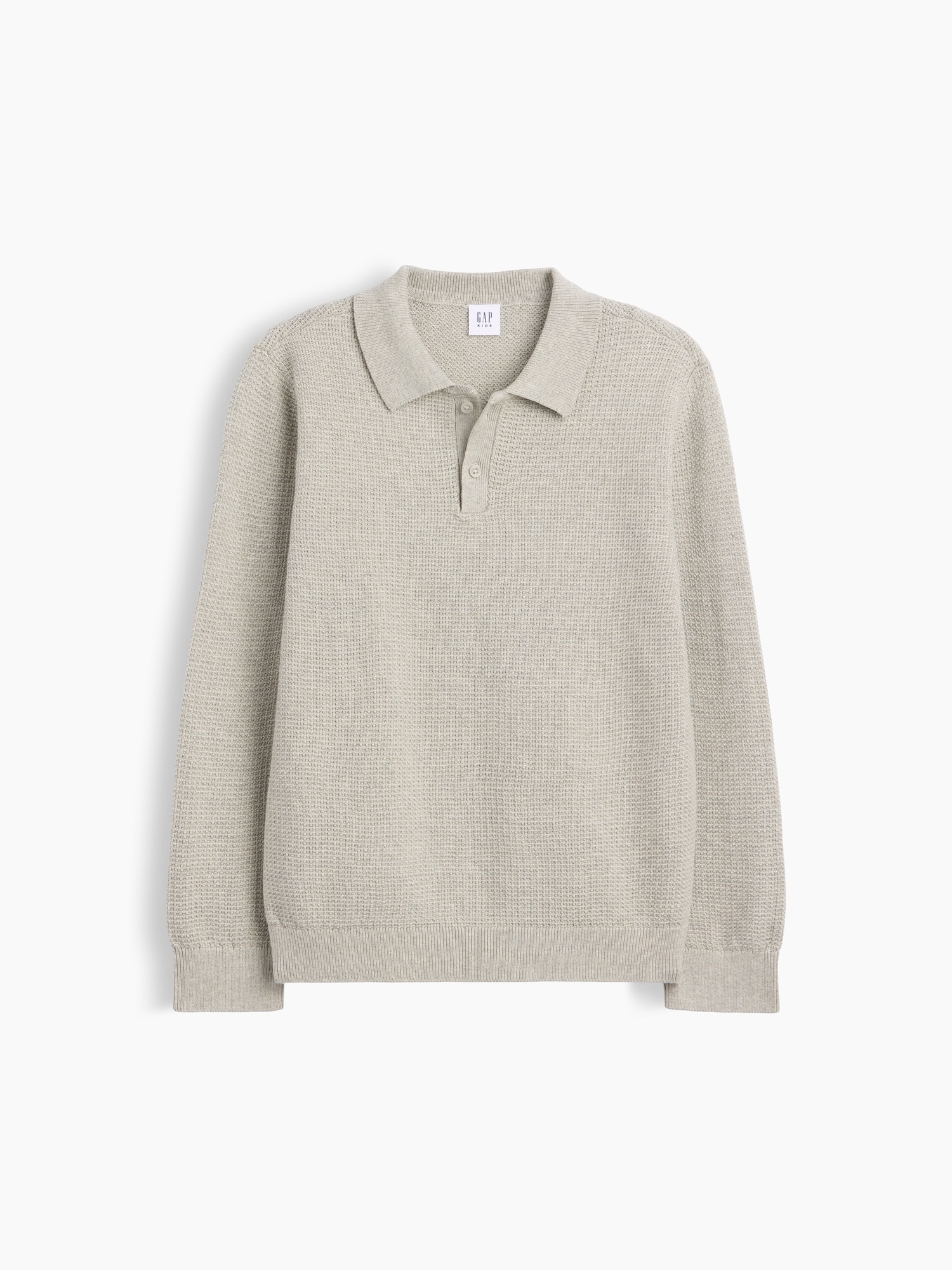 Kids Relaxed Textured Polo Shirt