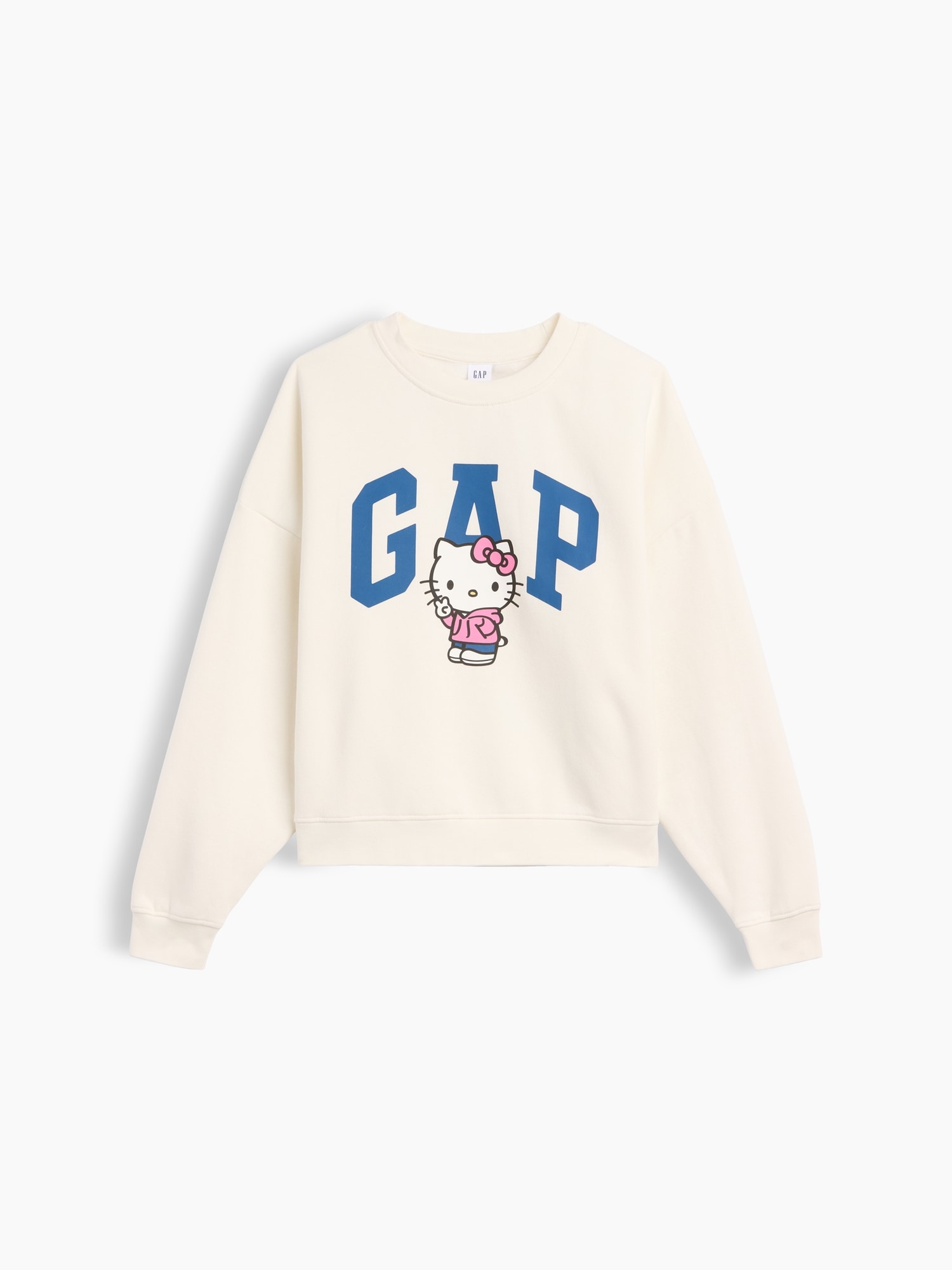 Oversized Wedge Crewneck Sweatshirt