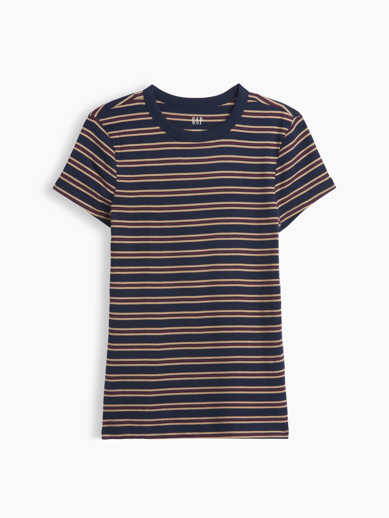 Ribbed Crewneck T-Shirt