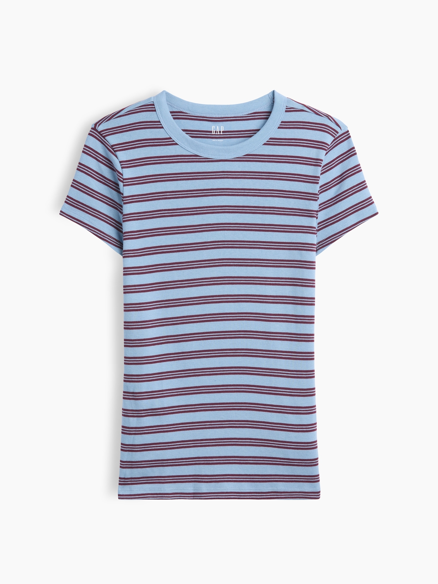 Ribbed Crewneck T-Shirt