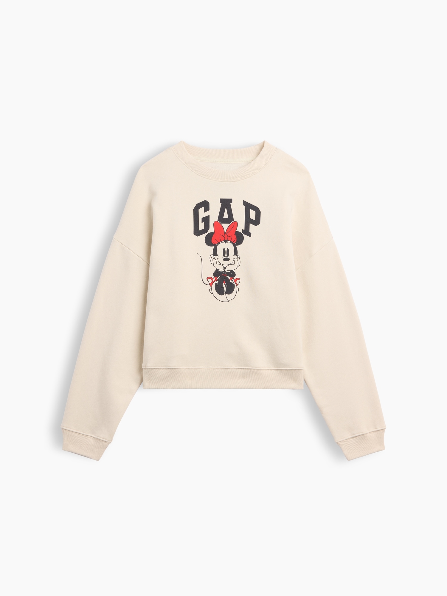 Gap × Disney Minnie Mouse Relaxed Wedge Logo Sweatshirt