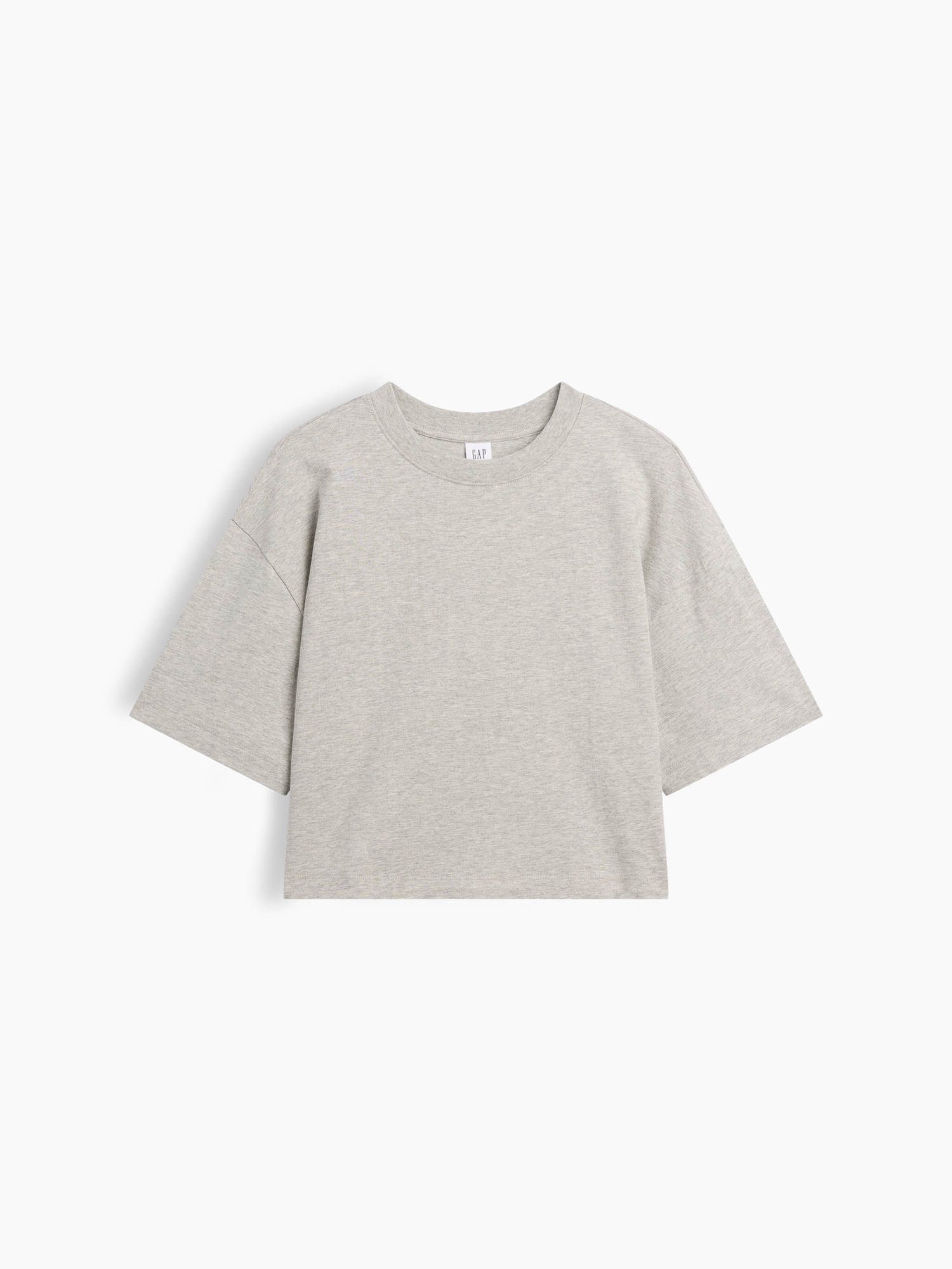 Relaxed Cropped Crewneck T-Shirt