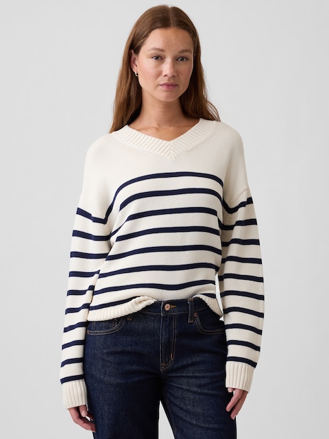 Oversized V-Neck Sweater