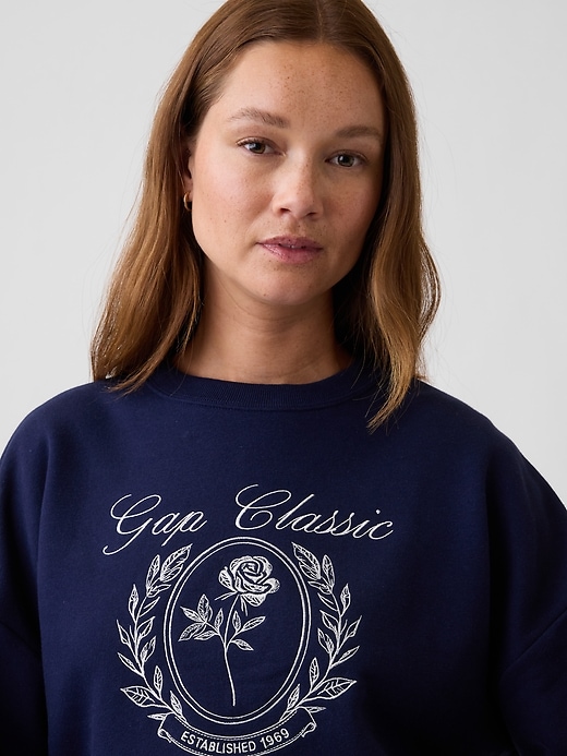 Relaxed Wedge Crewneck Sweatshirt | Gap Factory