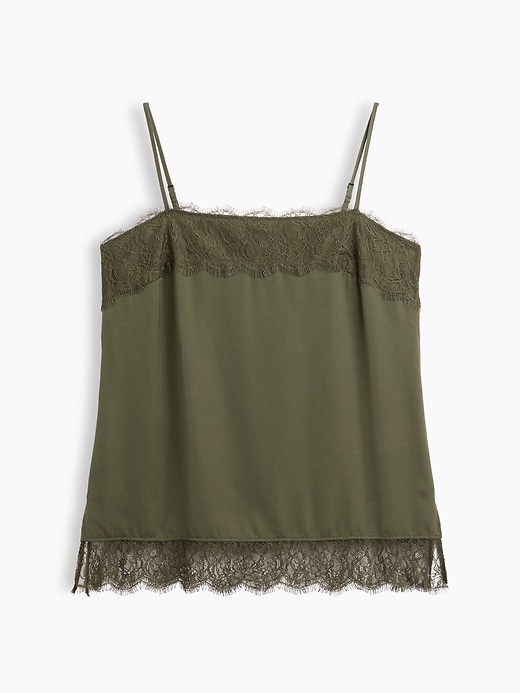 Satin Lace-Trim Cami | Gap Factory