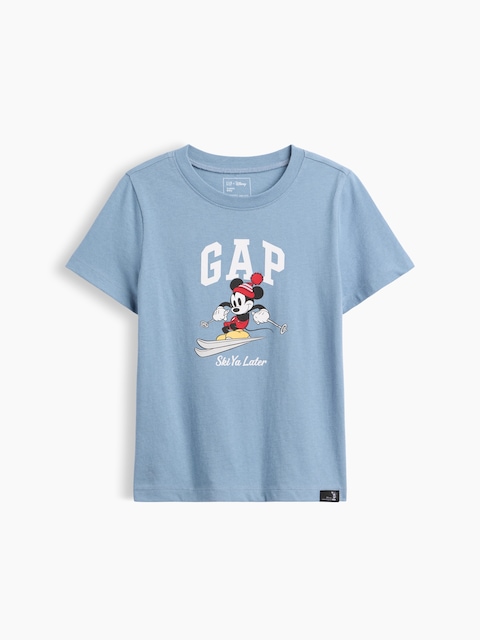 babyGap × Disney Mickey Mouse Logo T-Shirt