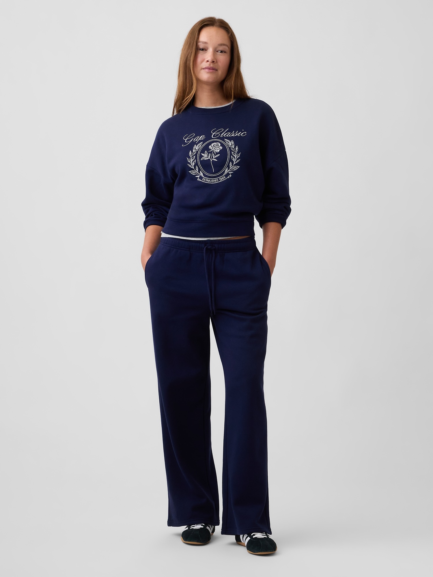 Relaxed Straight-Leg Sweatpants