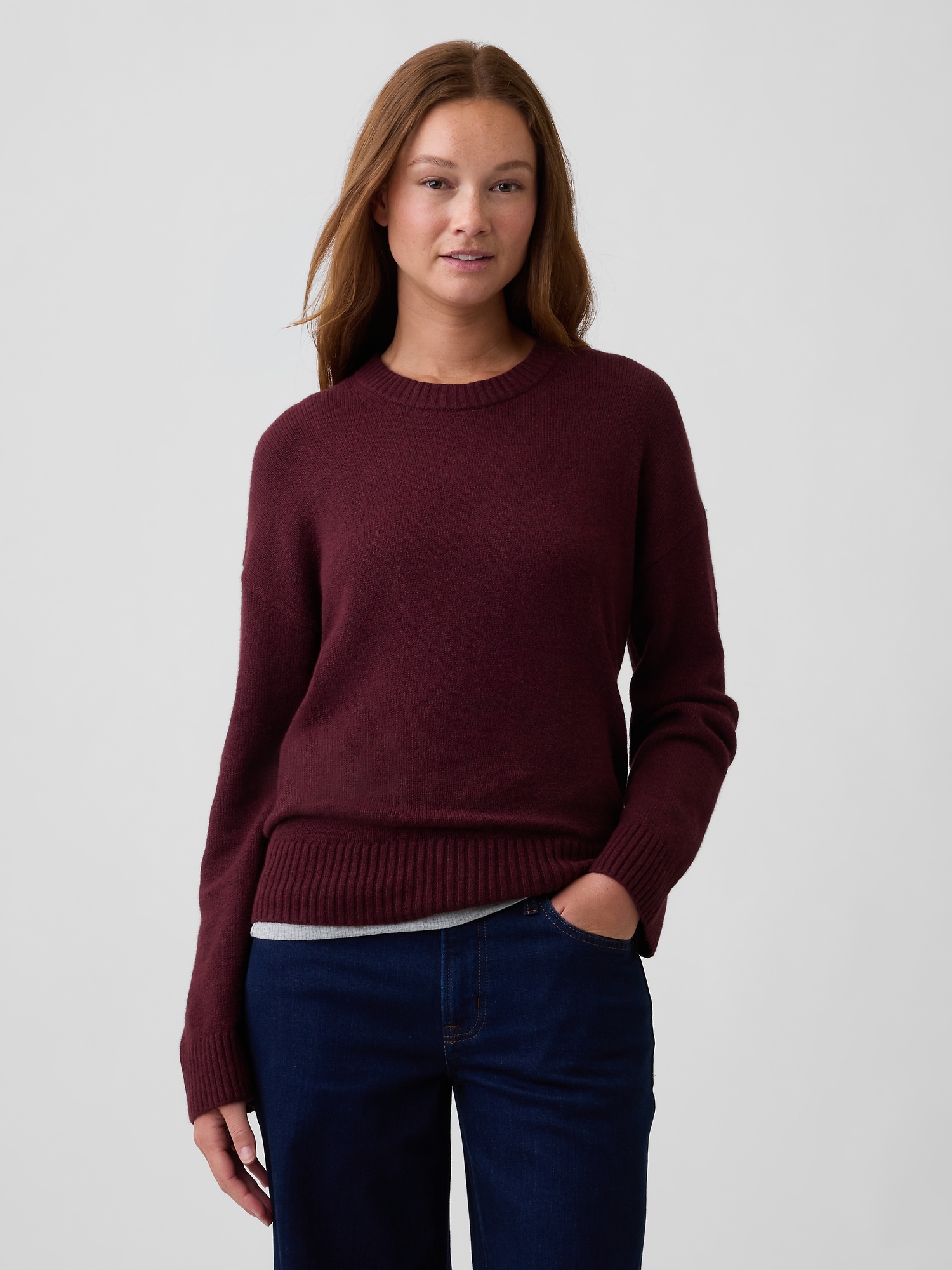 Cashsoft Relaxed Crewneck Sweater