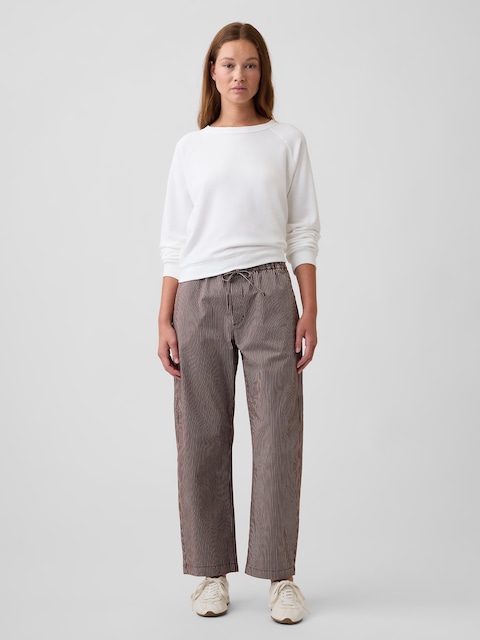 Mid Rise Easy Barrel Khakis