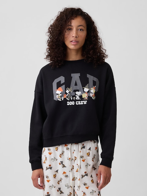 Oversized Wedge Crewneck Sweatshirt