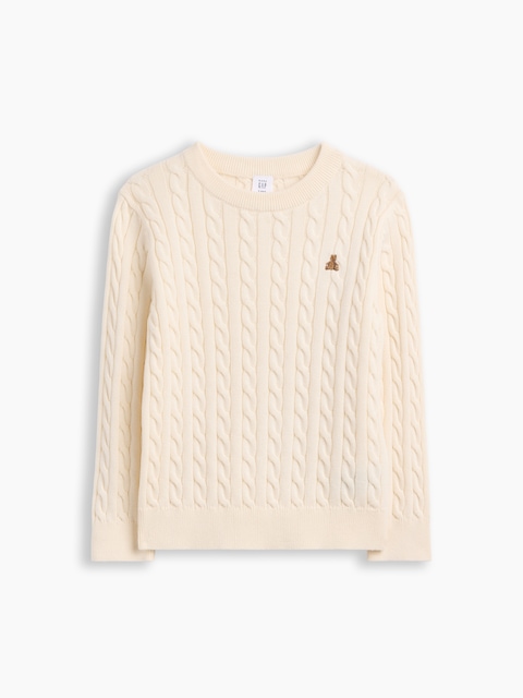 babyGap Brannan Bear Cable-Knit Crewneck Sweater