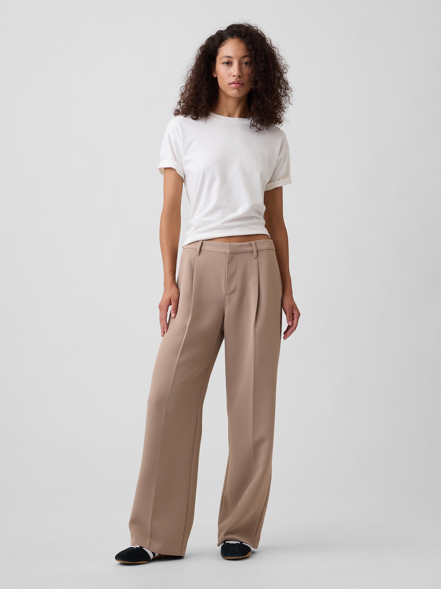 100% Recycled Easy Crepe Trousers
