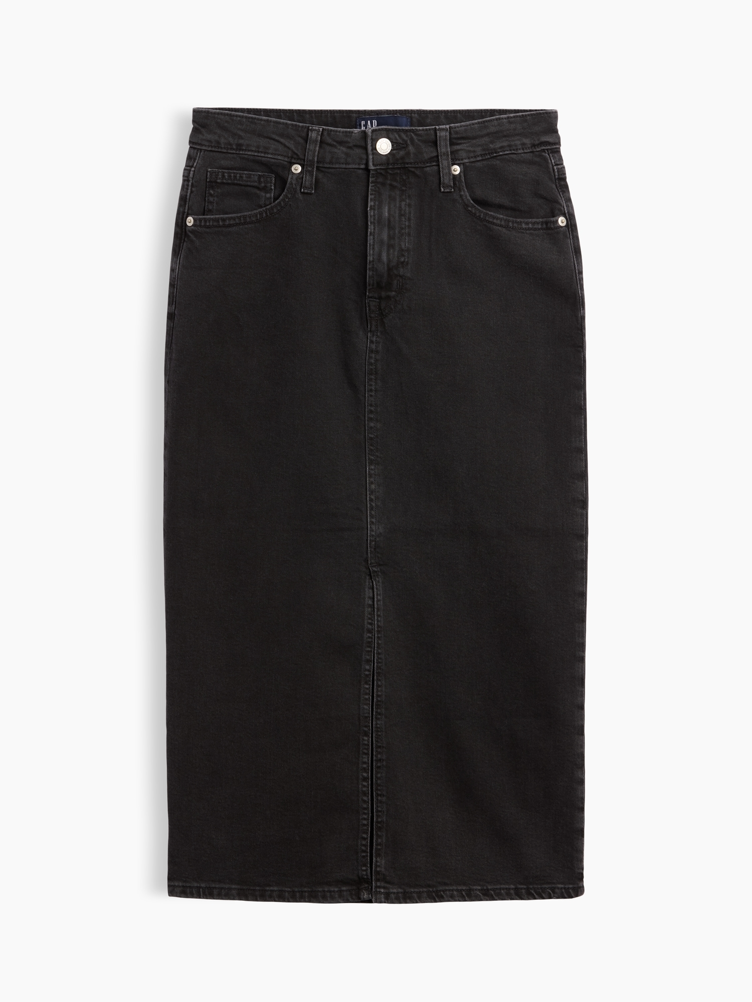 Denim Midi Skirt