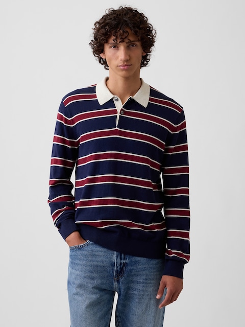 100% Cotton Polo Sweater