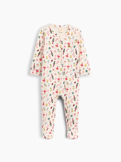 Baby Ribbed Brannan Bear One-Piece