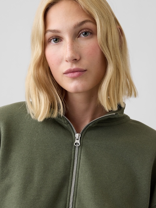 Relaxed Fleece Half-Zip Sweatshirt | Gap Factory