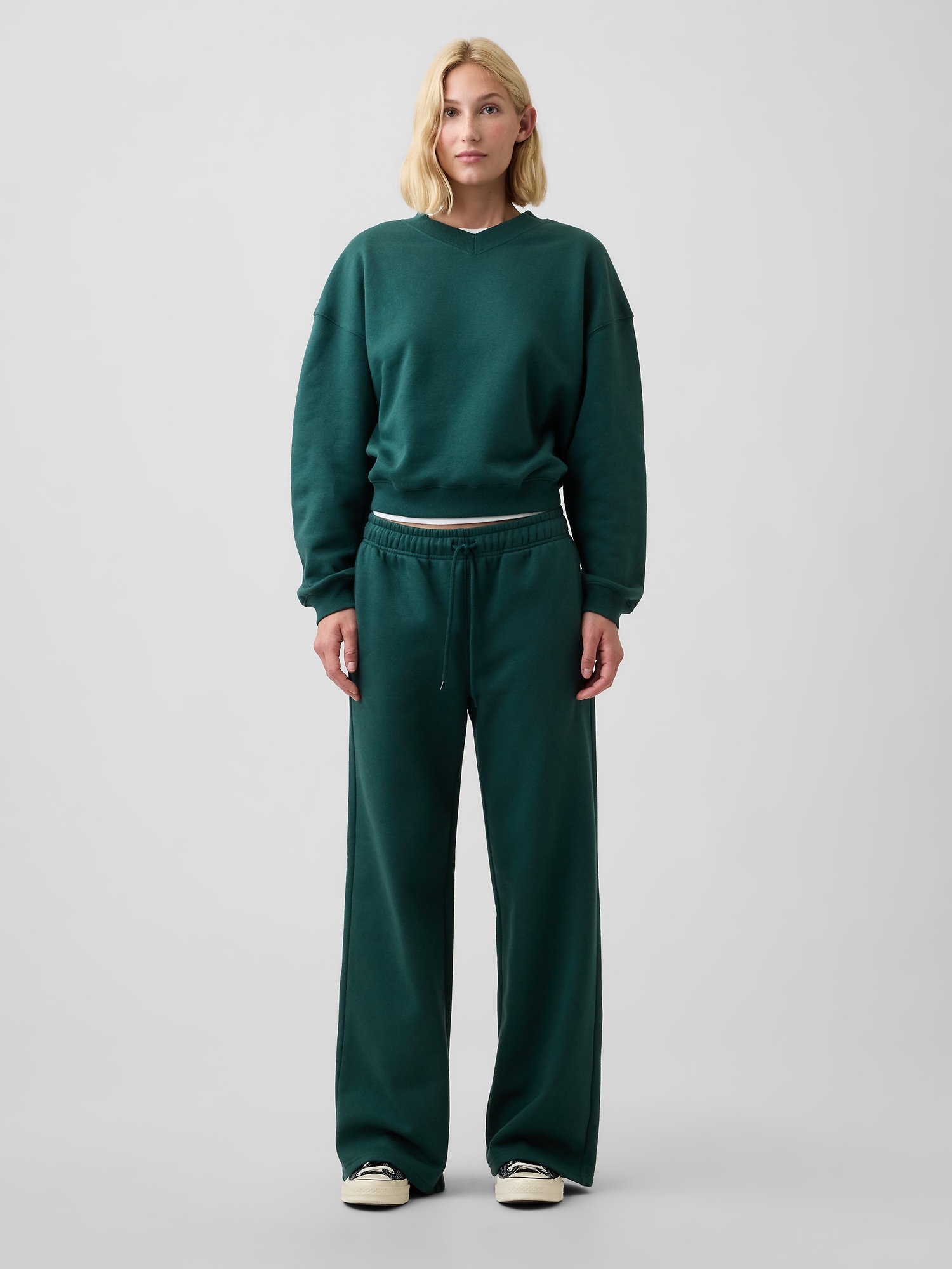 Relaxed Straight-Leg Sweatpants