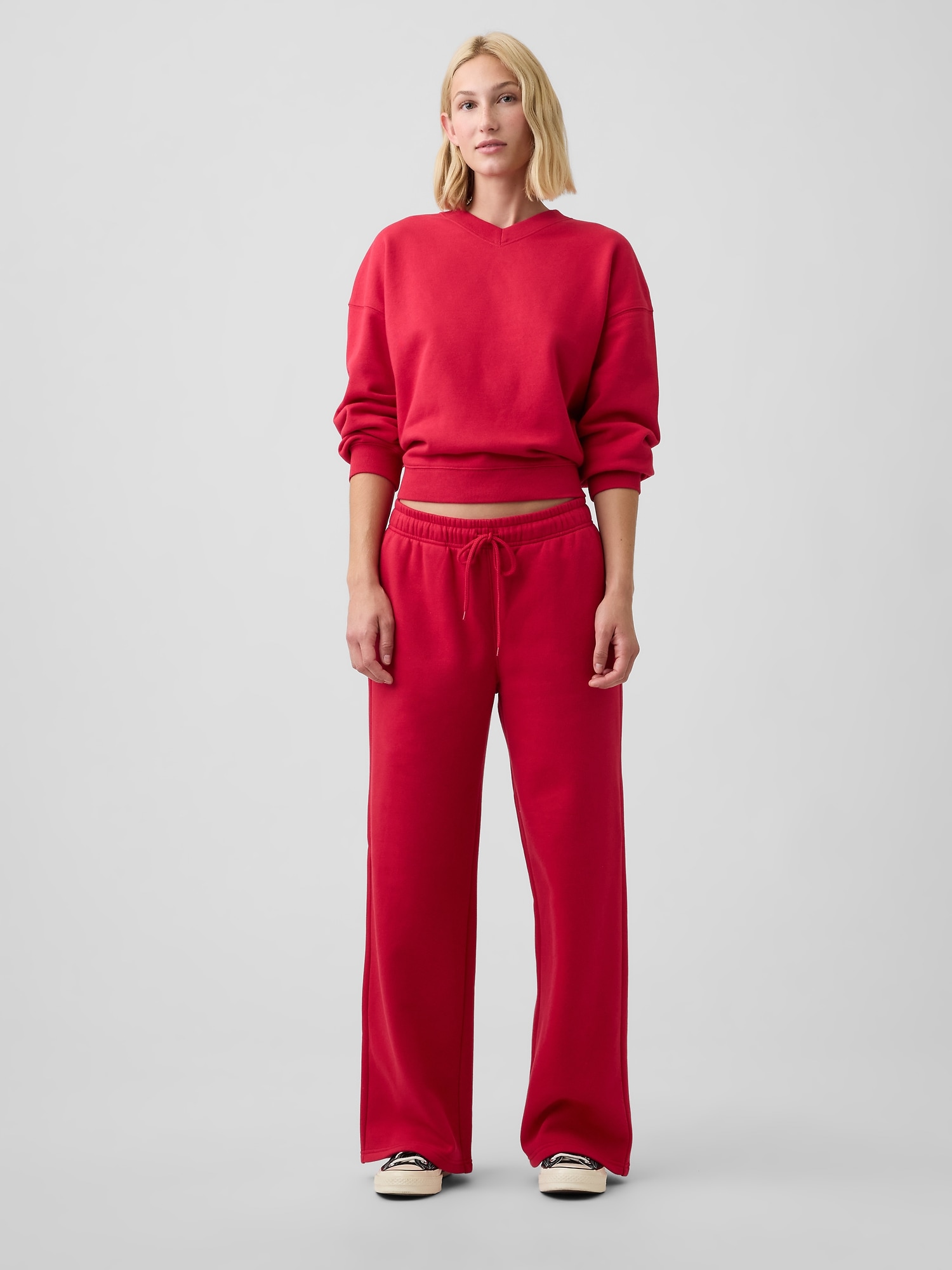 Relaxed Straight-Leg Sweatpants