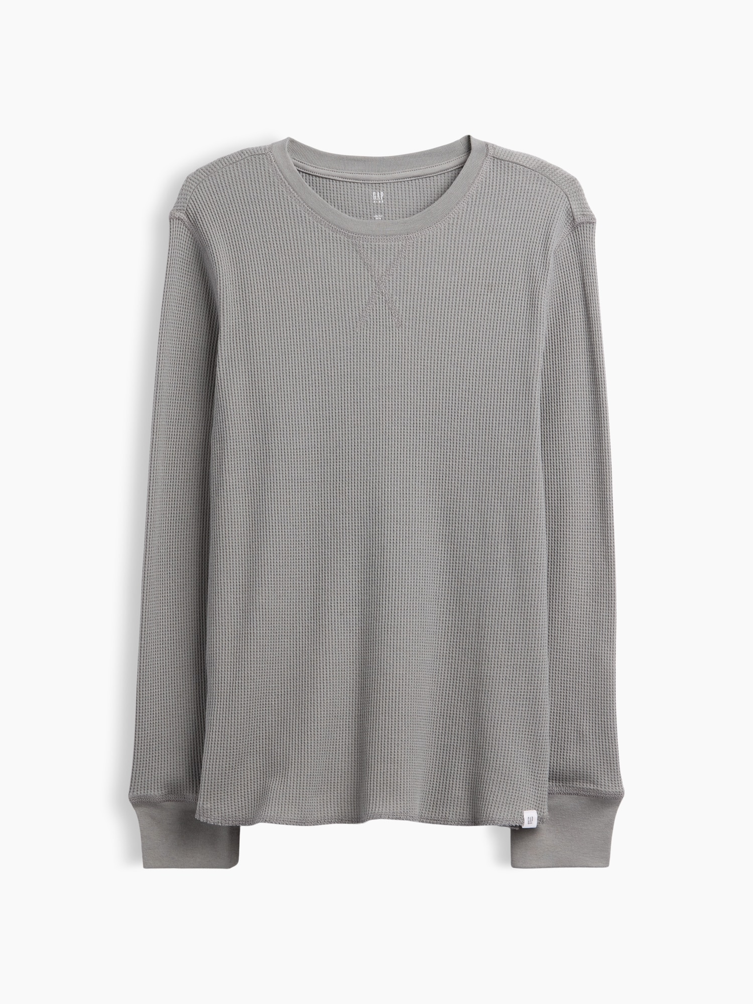 Kids Waffle-Knit Crewneck T-Shirt