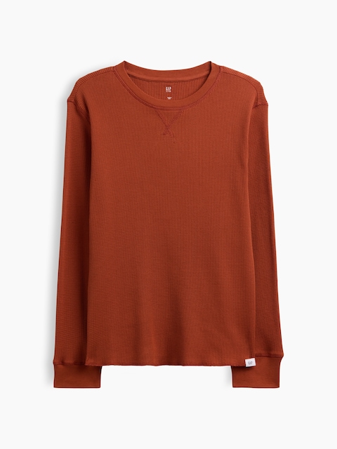 Kids Waffle-Knit Crewneck T-Shirt