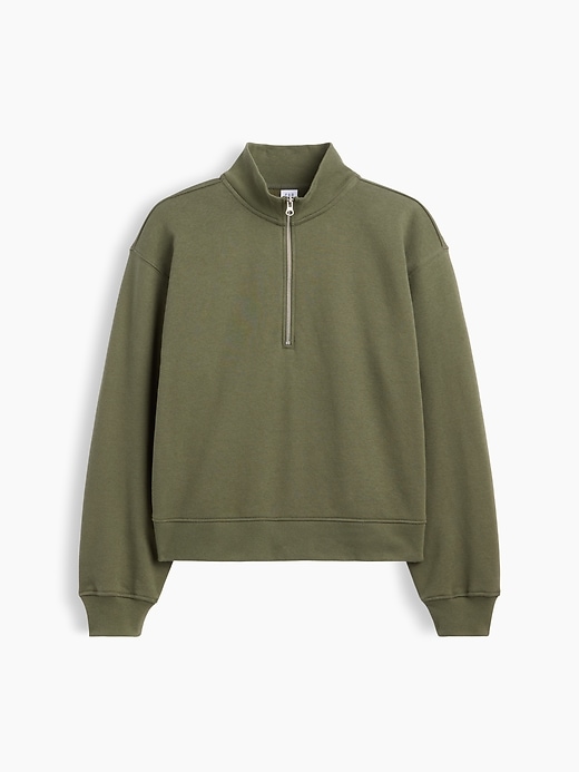 Relaxed Fleece Half-Zip Sweatshirt | Gap Factory