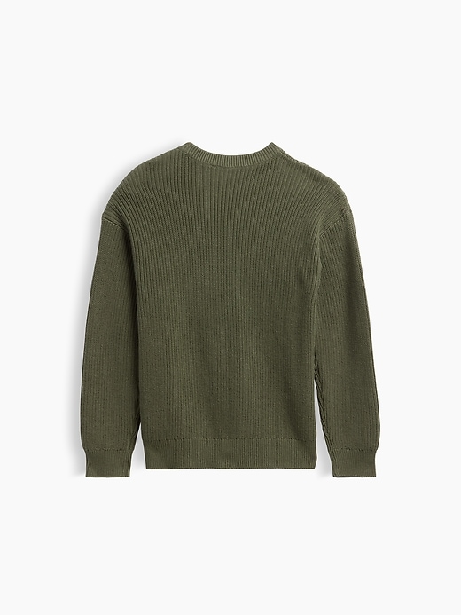 Kids Relaxed Textured Crewneck Sweater | Gap Factory