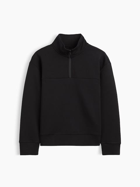 Kids Relaxed Quarter-Zip Tech Sweatshirt