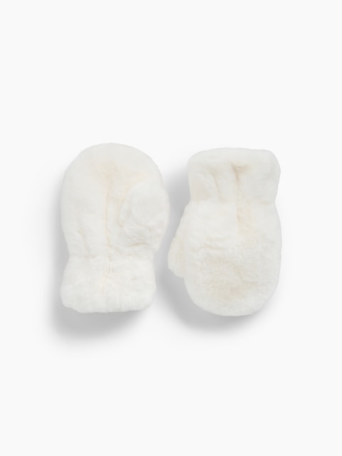 Toddler Faux-Fur Mittens