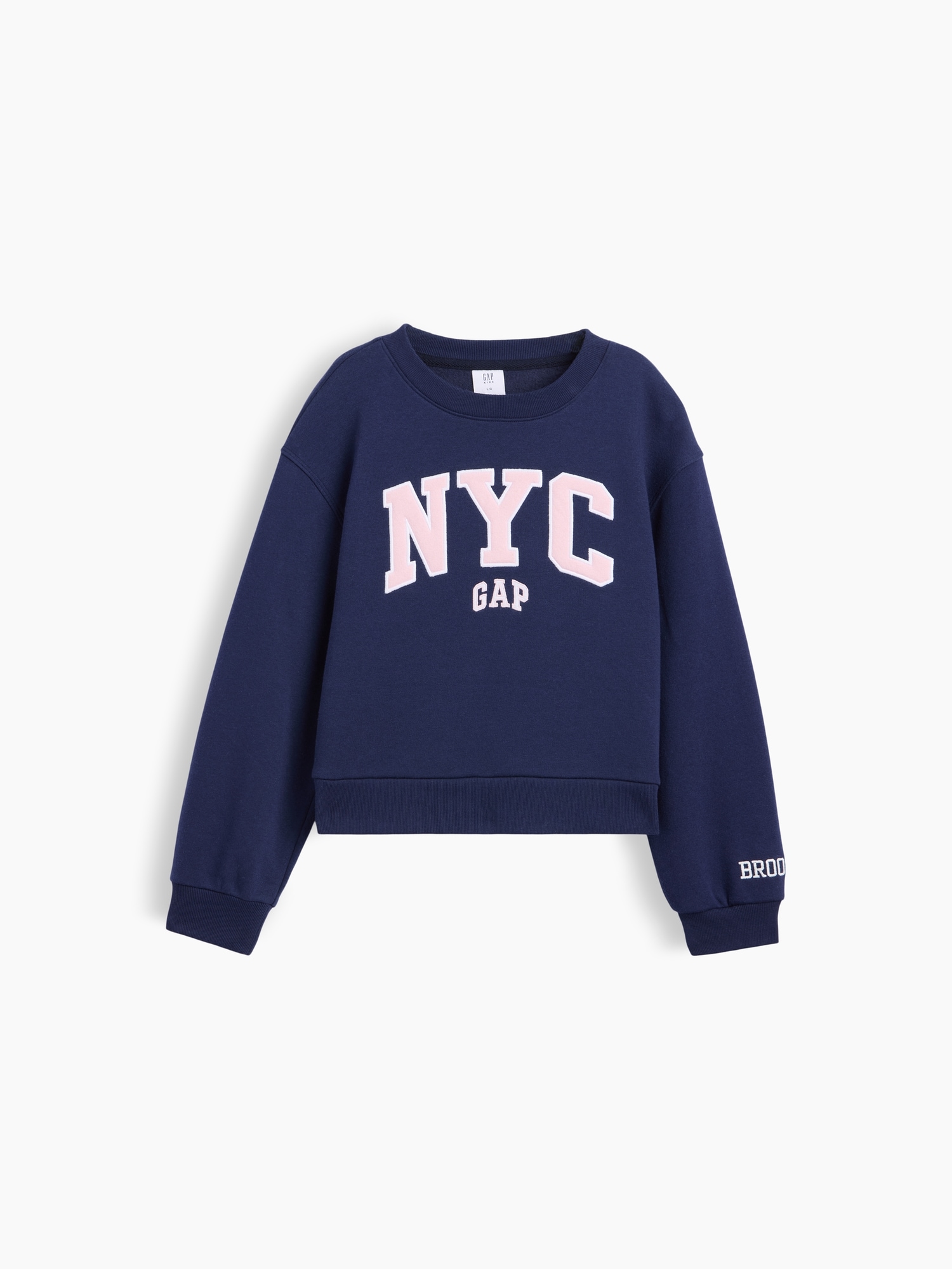 Kids Relaxed Wedge Gap Logo Sweatshirt