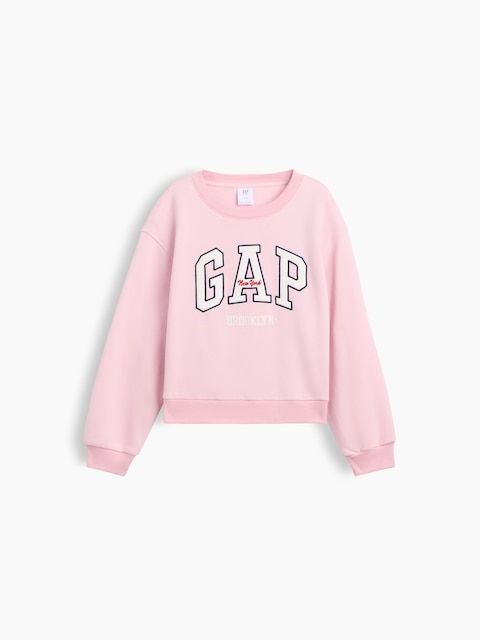 Kids Relaxed Wedge Gap Logo Sweatshirt