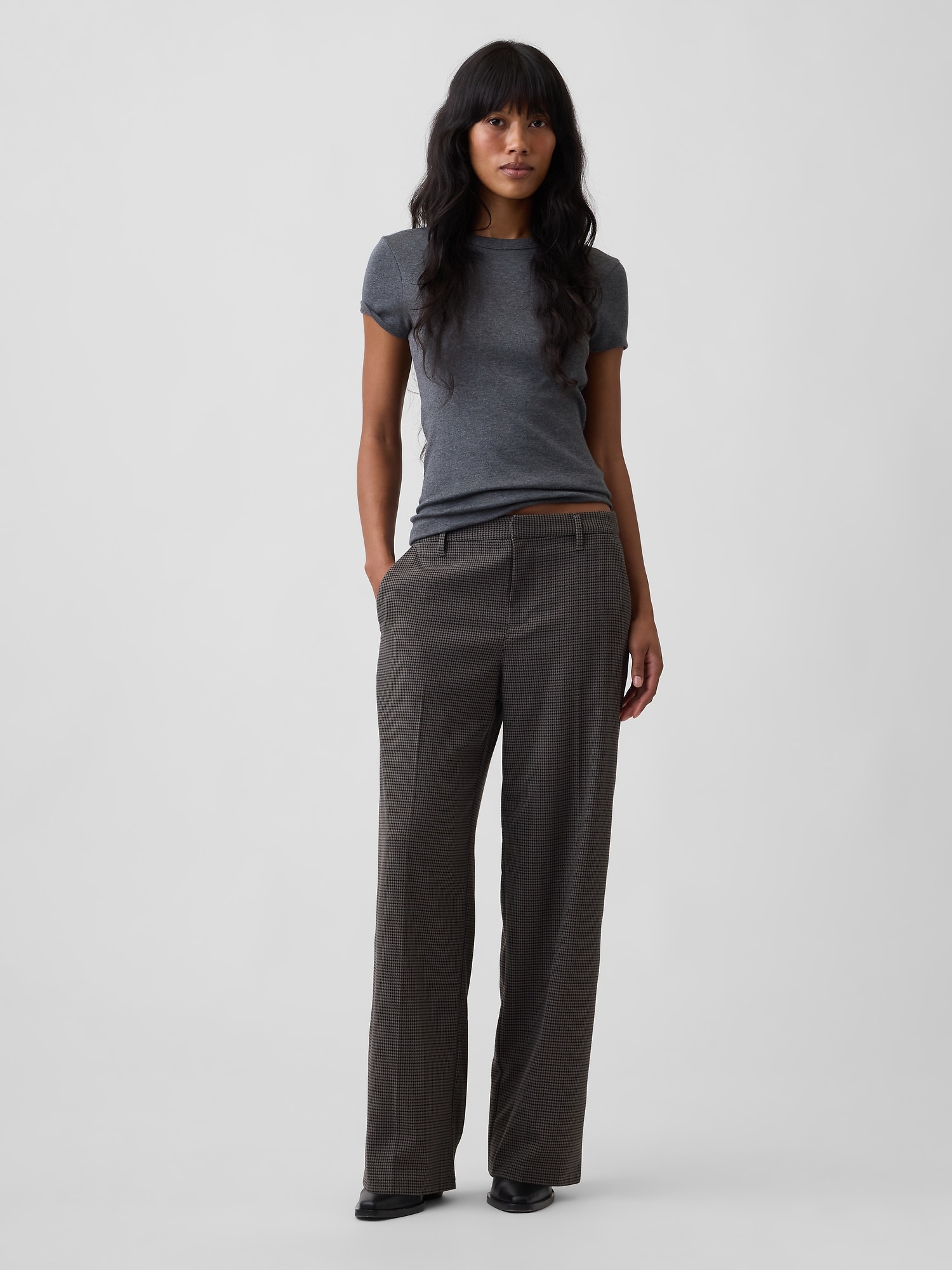 Recycled Wide-Leg Trousers