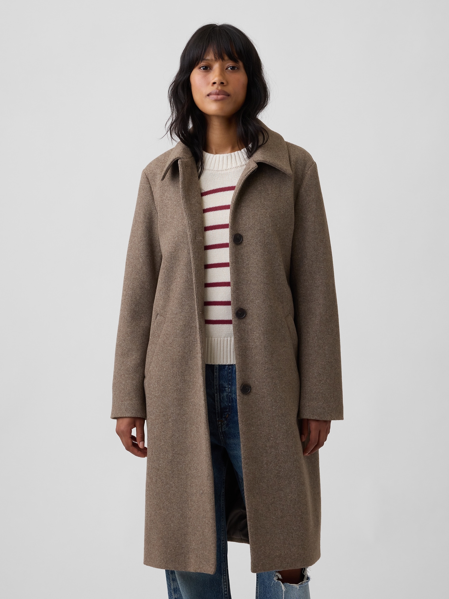 100% Recycled Relaxed Topcoat