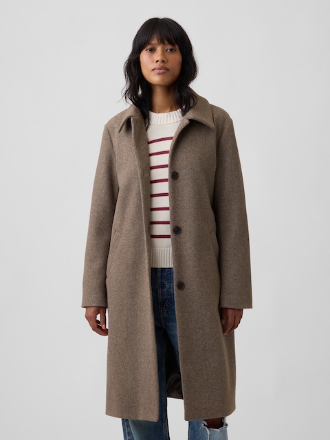 100% Recycled Relaxed Topcoat