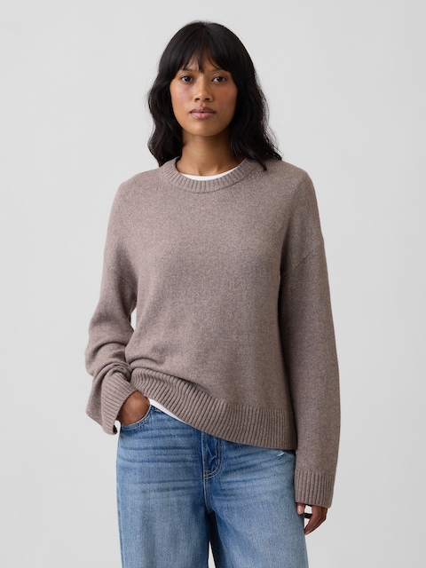 Cashsoft Relaxed Crewneck Sweater